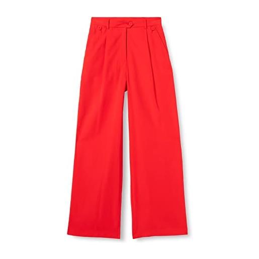 United Colors of Benetton pantaloni 45d5d900f donna, rosso 35d, 44