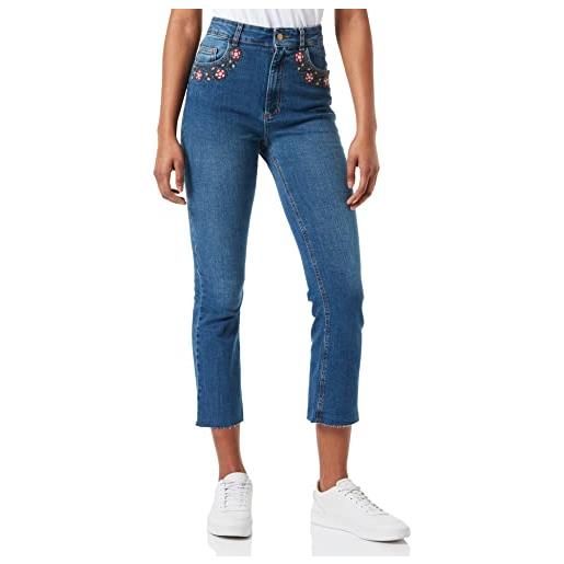 Desigual denim_jerry jeans, bianco, 44 donna
