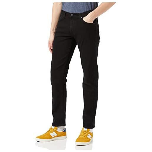 Lee daren zip fly jeans, nero (black rinse pc47), 33w / 30l uomo