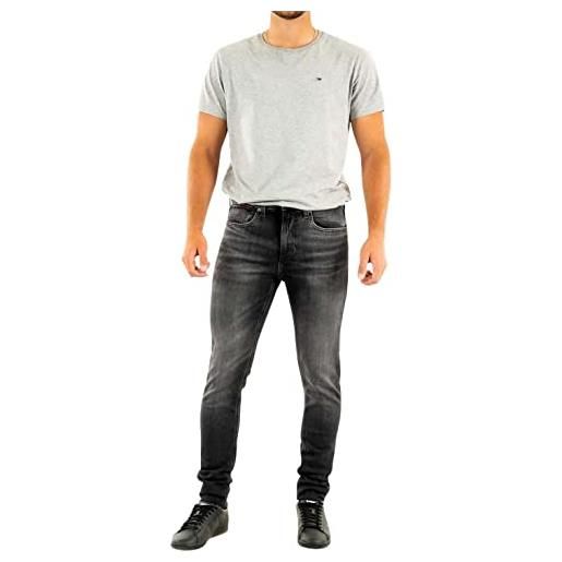 Tommy Jeans miles skny be174 bkbks jeans, denim black, 36w / 36l uomo