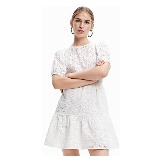 Desigual vest_limon 1000 vestito, bianco, xl donna