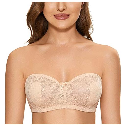 Dobreva Donna Reggiseno Pizzo Senza Ferretto Bralette Senza Imbottitura