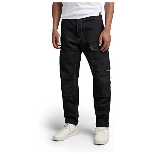 G-STAR RAW men's bearing 3d cargo pants, nero (dk black d21483-d190-6484), 33w / 32l