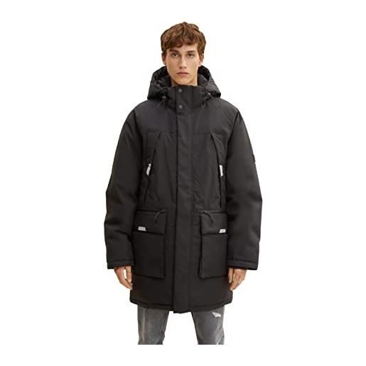 TOM TAILOR Denim artic winter parka, uomo, nero (black 29999), m