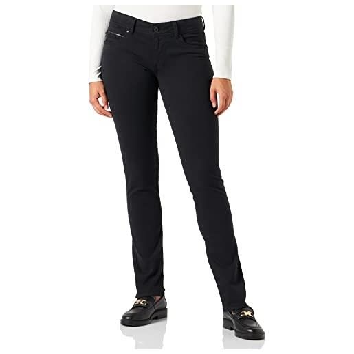 Pepe Jeans new brooke, pantaloni donna, nero (black), 25w / 30l