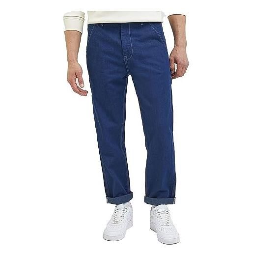 Lee carpenter jeans, blu, 48 it (34w/32l) uomo
