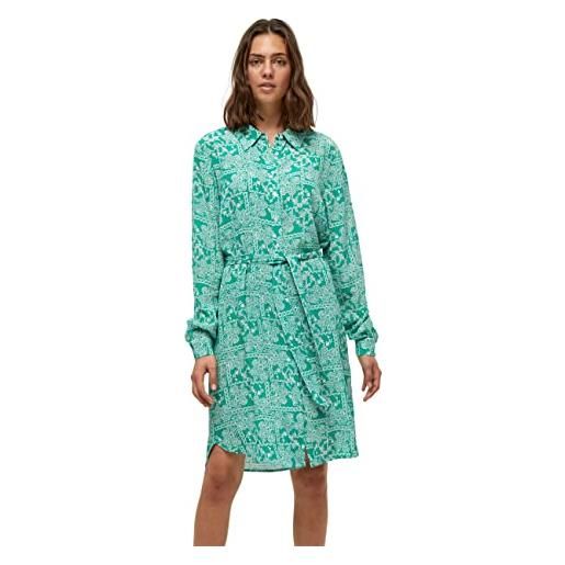 Minus aika shirtdress, chemisier, donna, multicolore (9383 ivy green patchwork print), 46