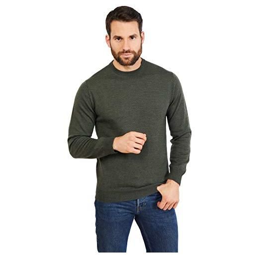Jack Stuart - maglione in lana merino a girocollo da uomo (fragola leggera, xl)