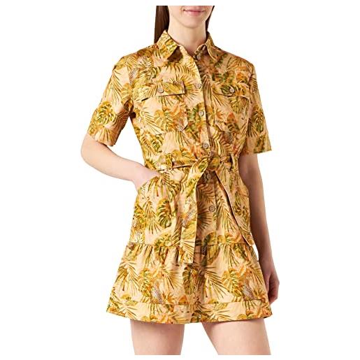 Desigual vest_safari abito casual, giallo, s donna