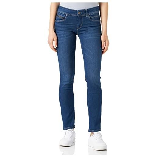 Pepe Jeans new brooke, jeans donna, nero (denim-vw0), 31w / 30l