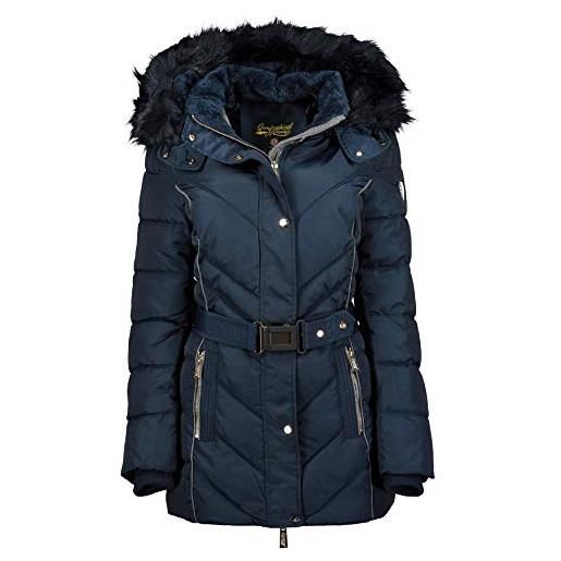 Geographical Norway becky lady - parka caldo da donna - (nero l) misura 3