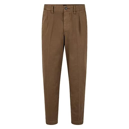 BOSS schino-shyne pantaloni, verde scuro, 33w / 36l uomo
