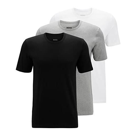 BOSS shirt ss rn 3p bm 10111875 02, t uomo, black 1, x-large (taglia produttore: xl) (pacco da 3