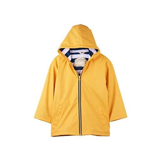 Hatley splash jackets impermeabile, giallo (classico giallo/blu marino), 12 anni bambino