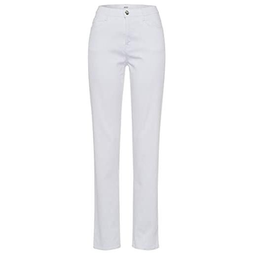 BRAX carola blue planet jeans bootcut, bianco (white 99), w36/l34 (taglia unica: 46l) donna