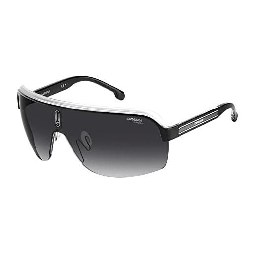 Carrera occhiali da sole topcar 1/n black white/grey shaded 99/1/115 uomo