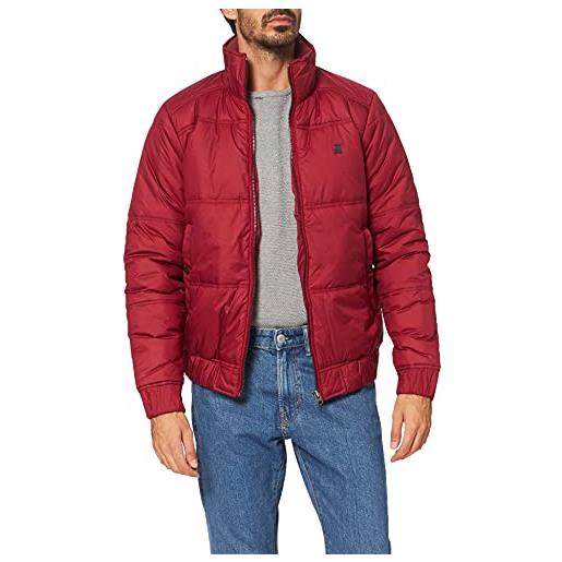 G-STAR RAW men's meefic quilted jacket, rosso (chateaux red d19407-b958-1330), s
