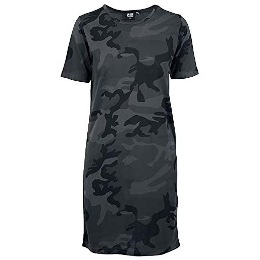 Urban Classics dress da donna mimetico vestito, dark camo 00784, xxxxxl