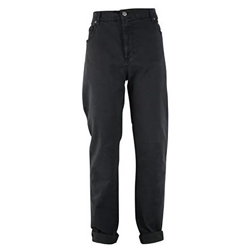 Holiday pantaloni cotone uomo - elasticizzati - made in italy - ita 46-56 - regular fit - mod. Panama (56, nero 003)