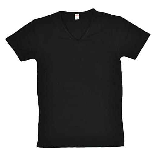 ROSSOPORPORA, set da 3 magliette intime uomo in cotone elasticizzato modello collo a v. Assortito xxl/7
