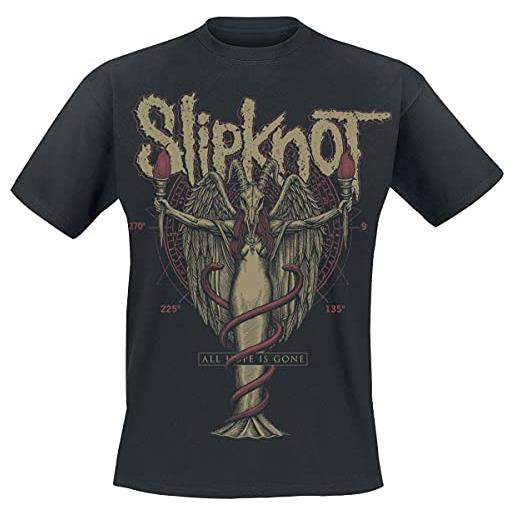 Slipknot angels lie uomo t-shirt nero 3xl 100% cotone regular