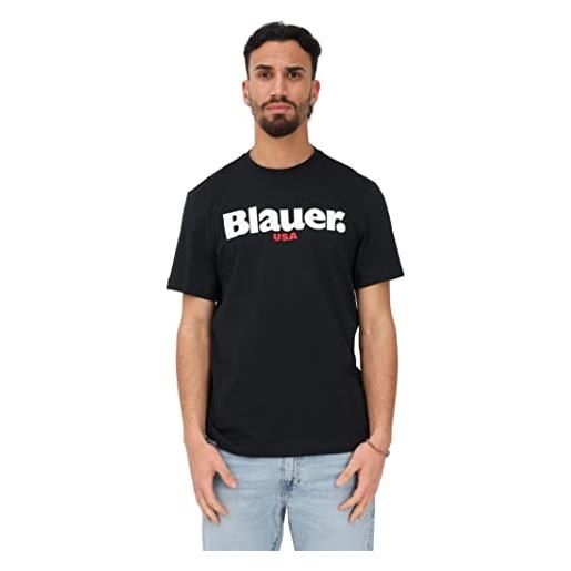 Blauer t-shirt manica corta, 999 nero, m uomo