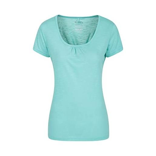 Mountain Warehouse agra, maglietta da donna - leggera, ad asciugatura rapida, traspirante, estiva - per sport all'aperto, escursioni, stile casual blu navy 46