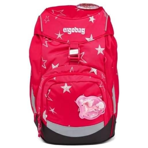 ergobag prime school backpack singolo zaino, harvestbear (multicolore), taglia unica unisex-bambini e ragazzi