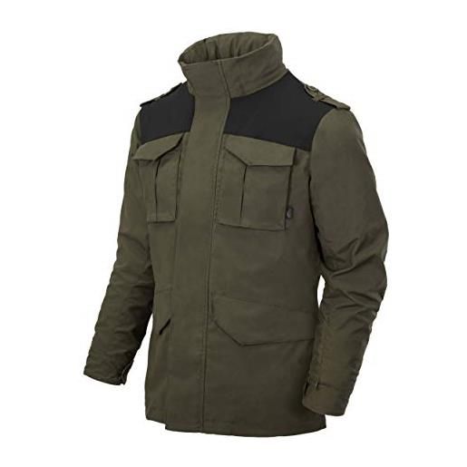 Helikon-Tex uomo covert m-65 giacca taiga green/nero taglia m (eu) / s (us)