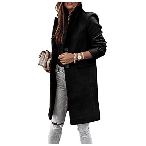 Tomwell cappotto donna cappuccio giacca elegante caldo lungo cappotto outwear felpa giacche cappotto da donna elegante giacca da lavoro da ufficio a nero l