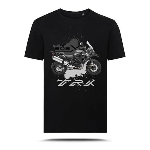 AZgraphishop t-shirt con grafica trk 502x 2020 on splatter style t-shirt ts-ben-001 (xxl, bianco)