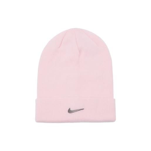 Nike beanie cuffed swoosh - berretto rosa, colore: rosa. , taglia unica