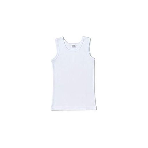 Ellepi canottiere bambino caldo cotone 3 pezzi | intimo invernale morbido e traspirante (6 anni, bianco)