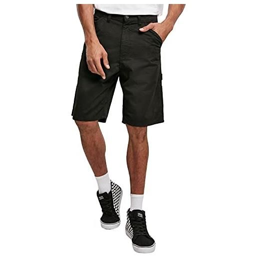 Urban Classics carpenter shorts pantaloncini, black, 32 uomo