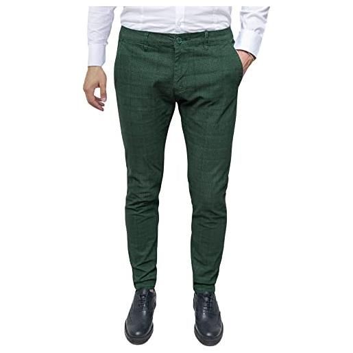 Pantaloni Bianchi Uomo Pantaloni Chino Comodi Beige Da Uomo In