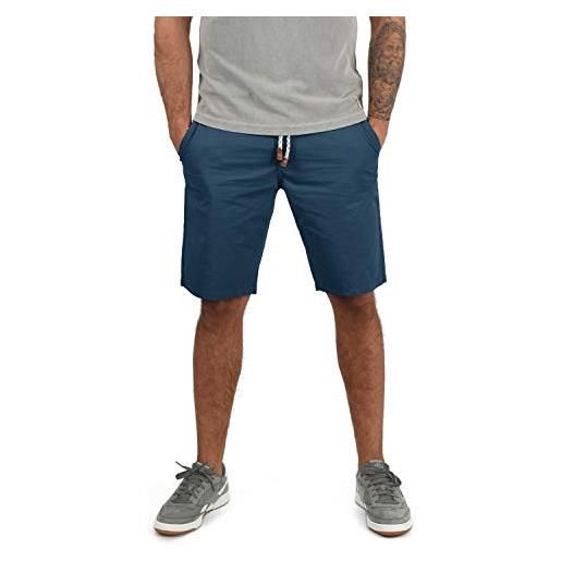 b BLEND blend ragna pantaloncini chino shorts panno corti da uomo con cintura in cotone 100% regular- fit, taglia: m, colore: dusty green (70595)