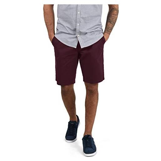 b BLEND blend ragna pantaloncini chino shorts panno corti da uomo con cintura in cotone 100% regular- fit, taglia: m, colore: dusty green (70595)