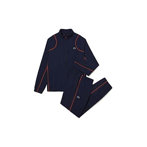 Lacoste wh5213 tute e pantaloni sportivi, navy blue/navy blue-navy, xs uomini