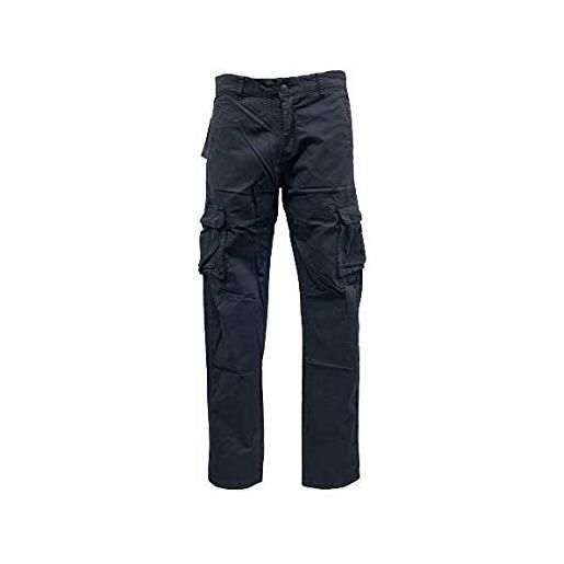 BE BOARD pantalone tascone pant. 59 elasticizzato leggero tipo cargo blu (56)