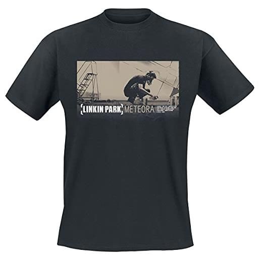 Linkin Park meteora uomo t-shirt nero xl 100% cotone regular