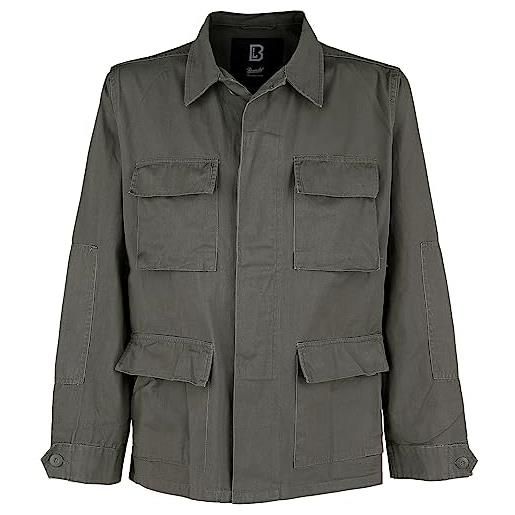 Brandit bdu twill jacket uomo giacca di mezza stagione verde oliva 3xl 100% cotone
