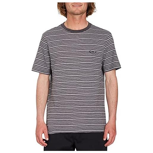 Volcom static stripe short sleeve crew neck t-shirt s