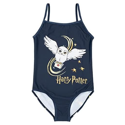 Harry Potter costumi da bagno bambina hogwarts borgogna o navy hedwig costumi da bagno 10-11 anni