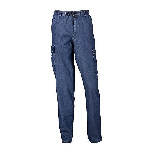 Siry Work pantalone uomo sea barrier art. Darcy con tasconi ed elastico in vita, tessuto jeans (m)