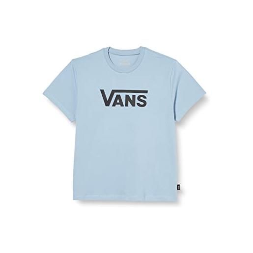Vans flying v crew girls t-shirt, blu delphinium, xl bambina