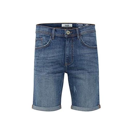 b BLEND blend martels - pantaloncini jeans da uomo, taglia: xl, colore: denim darkblue (76207)