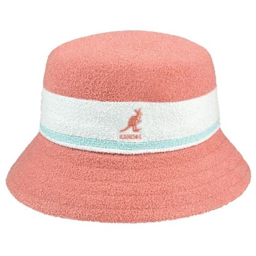 Kangol bob bermuda stripe, marrone, 56-58