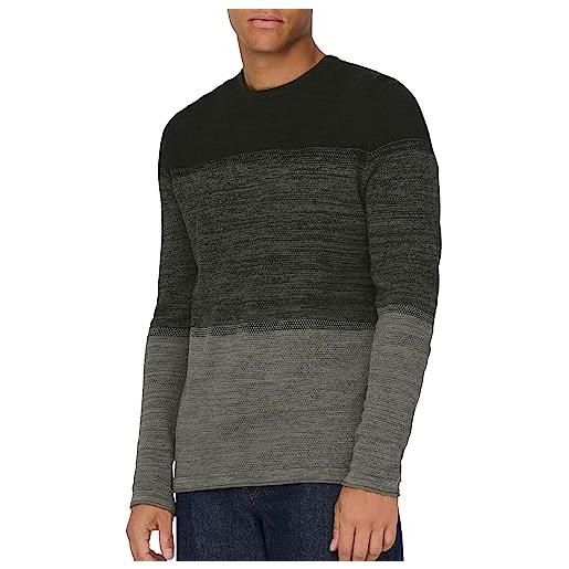 Only & Sons panter 12 struc crew neck sweater m