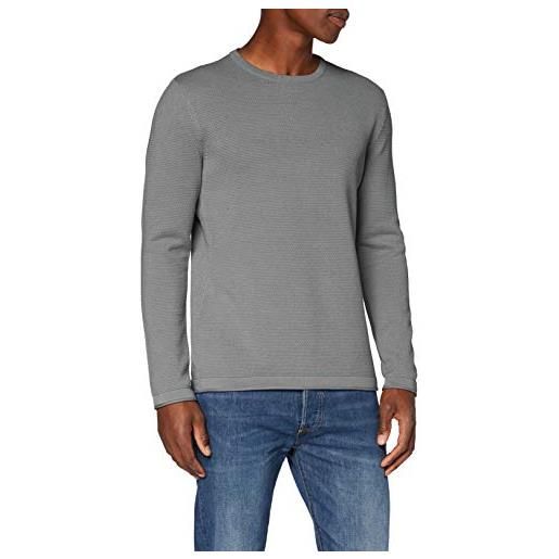 Only & sons onspanter 12 struc crew neck knit noos maglione, nero, s uomo