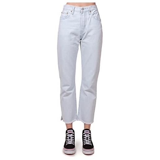 Levi's - jeans donna 501 original cropped - taglia w28 / l28